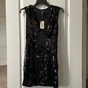 Black Sequin Dress